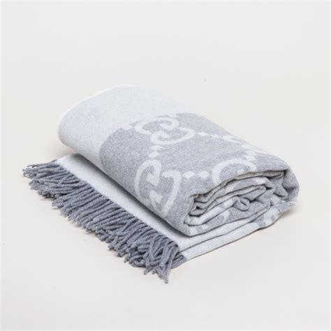 grey gucci blanket